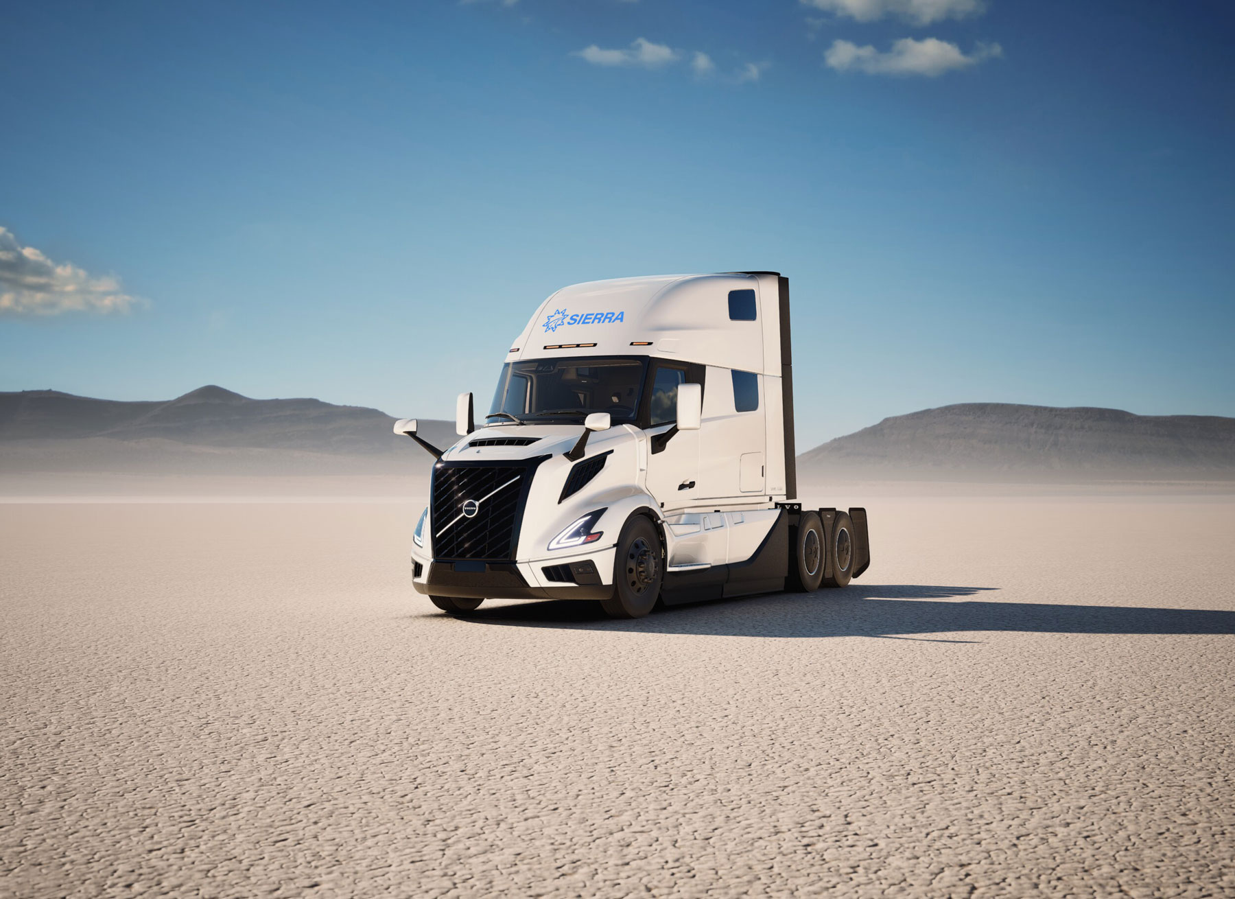 Sierra Expediting truck on the road